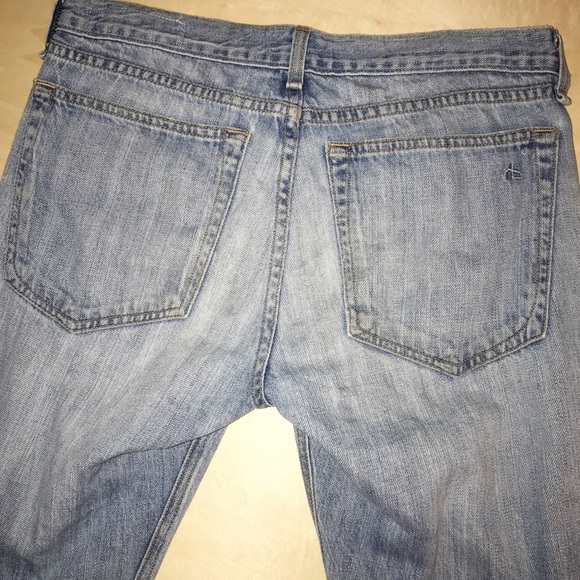 rag & bone Distressed Boyfriend Jeans - Picture 7 of 9